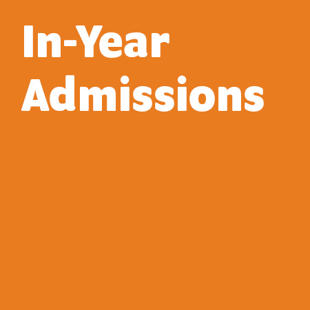In-year admissions button