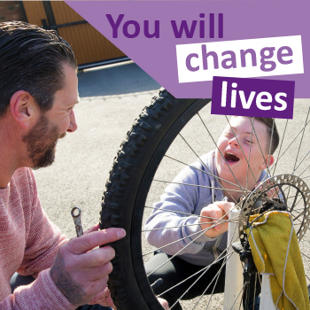 Text in image - You will change lives