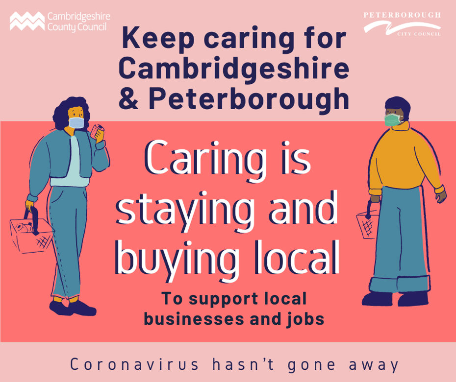Keep caring campaign - Caring is staying and buying local